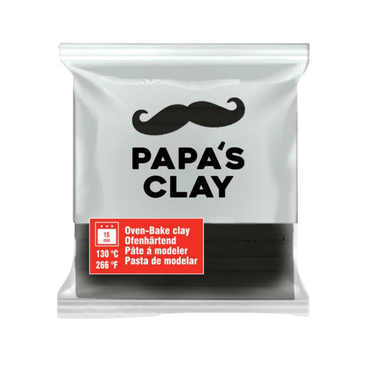 Papa’s Clay Black Polymer Clay