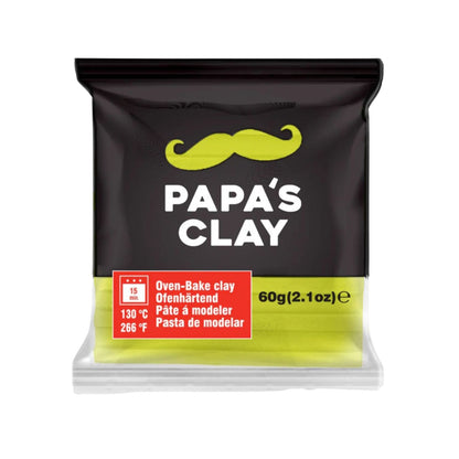 Papa’s Clay Neon Yellow – Polimerna glina 60 g (2,1 oz)