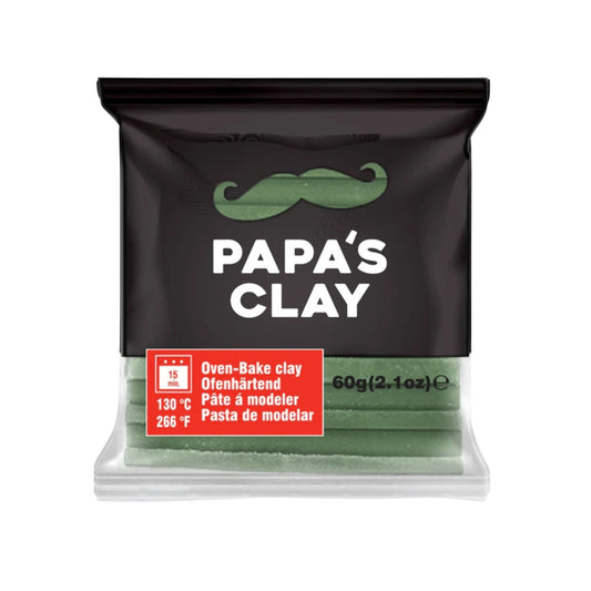 Papa’s Clay Olive Green Polymer Clay
