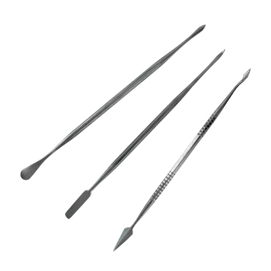 3pc Stainless Steel Carver Set, Tools for Carving, Shaping, Spreading & Smoothing