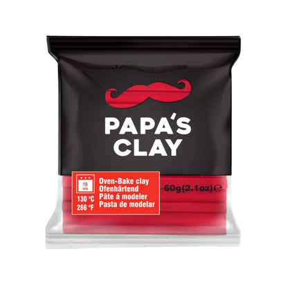Papa’s Clay Red– Polimerna glina 60 g (2,1 oz)