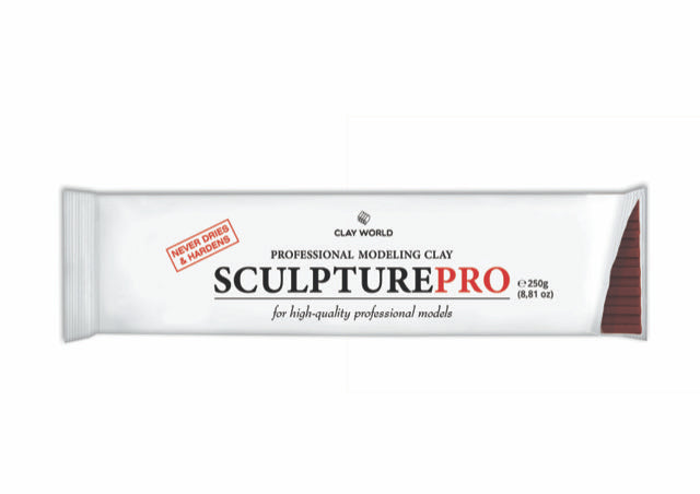 SCULPTURE PRO SOFT TERRACOTA SINGLE | Professional Oil-Based Non-Drying Sculpting Clay2.2lb