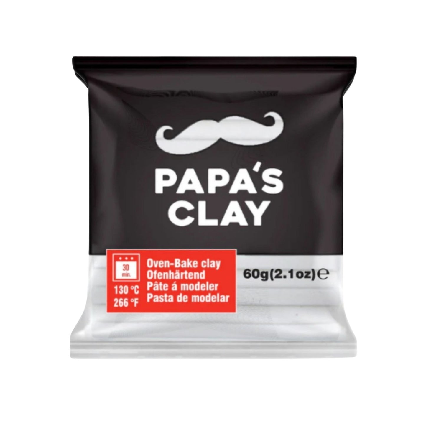 Papa’s Clay White – Polimerna glina 60 g (2,1 oz)
