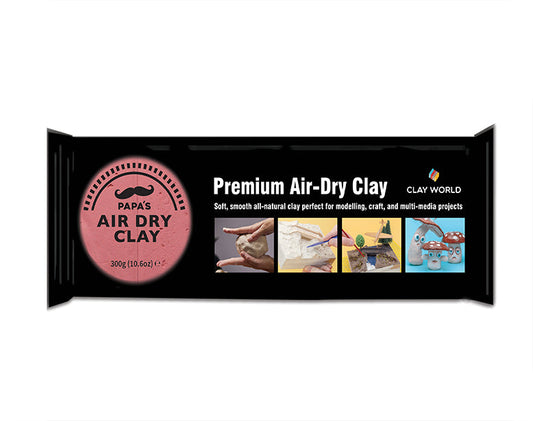 Air Dry Clay red 300g