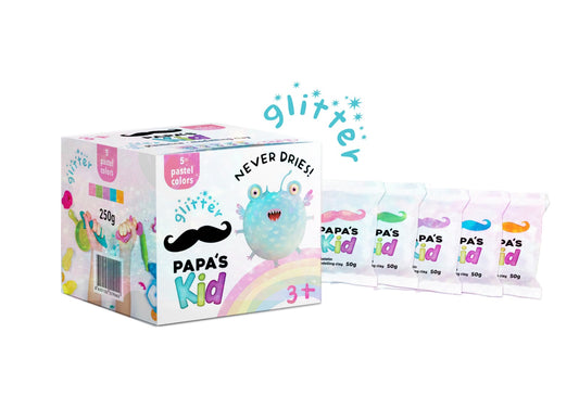 Papa's Kid set pastela/šljokica 250 g