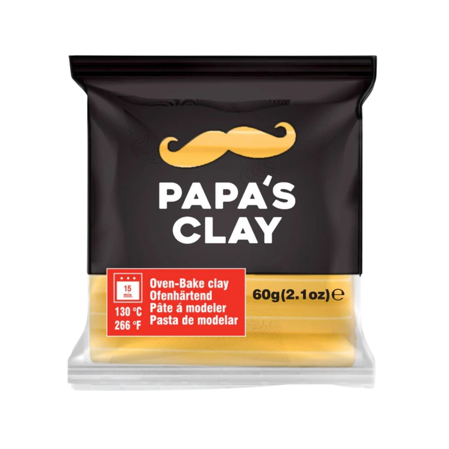 Papa’s Clay Warm Yellow– Polimerna glina 60 g (2,1 oz)