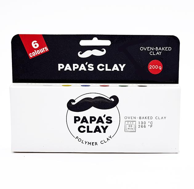 Papas clay 6 boja 200g